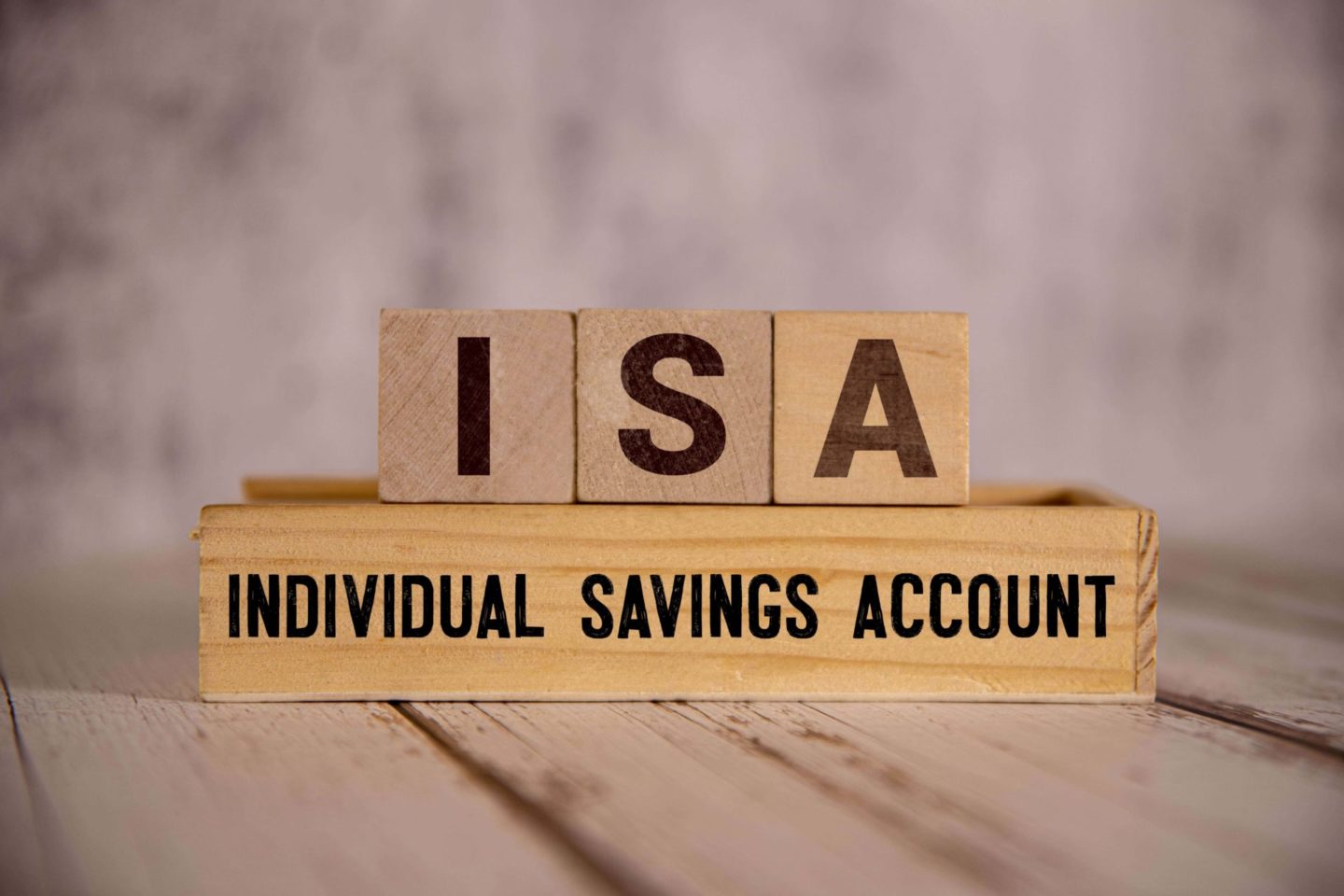 Cash ISA Individual Savings Account Building Blocks